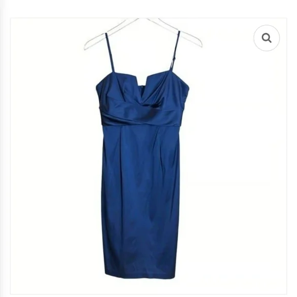 donna ricco blue dress Donna Ricco DR50413 main image 1